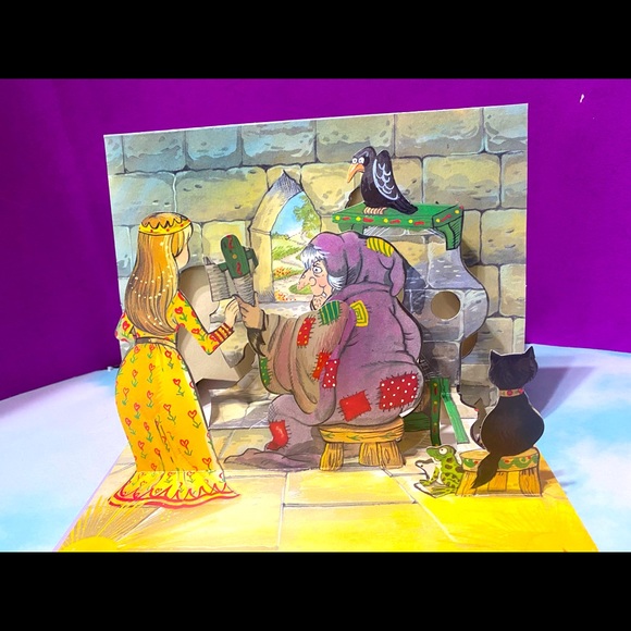 SLEEPING BEAUTY VINTAGE 90s POP-UP PICTURE STORY HARDCOVER BOOK BROWN WATSON - Picture 13 of 16